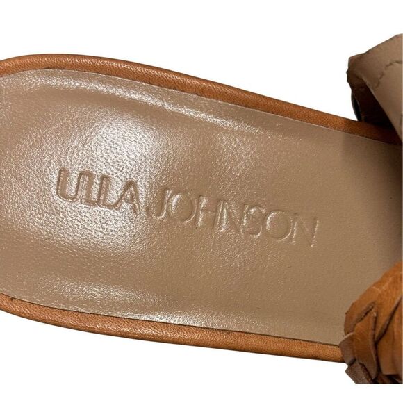 Ulla Johnson Penelope Strappy Kitten Heel in Pecan Brown NWB Size 37 or 7 - Picture 8 of 11